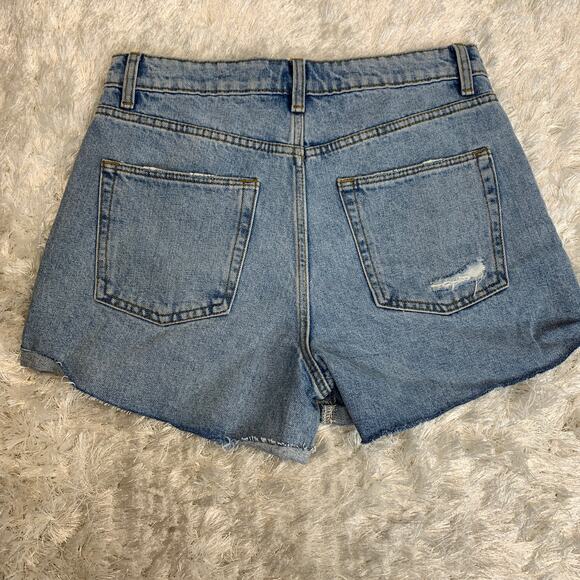 NWT Lovers + Friends Jamie High Rise Cuffed Short Sz 27 - Picture 2 of 4